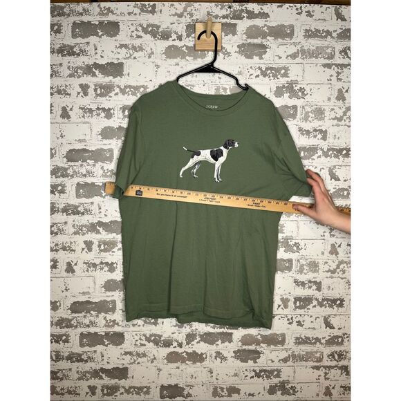 J. Crew | mens short sleeve shirt with dog - Picture 4 of 8